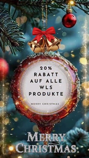 Adventsangebot Advent bei WLS Heute 20 % Rabatt auf alle WLS Produkte 💙 Ein besonderer Moment, um gut für dich zu sorgen. 👉 Nur heute | WLS Magenbypass