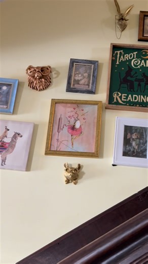 Toad Hollow | The Wall of Whimsy has begun. I got so many great things for my birthday and in my Sisterly Advent that I knew I wanted to create a Wall of... | Instagram