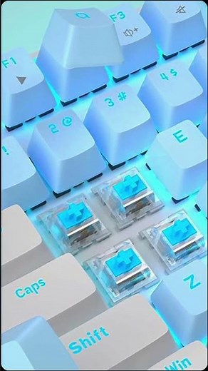 MageGee 75% Mechanical Gaming Keyboard with Blue Switch #gaming