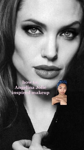 how to: angelina jolie inspired makeup 💗#contourhack #contourtutorial #angelinajolie #cheekbones #beautytok #modelcheekbones #modelmakeup #greenscreen