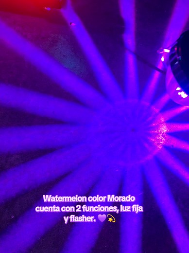 Sandía Morada con Luz Fija y Flasher en Oferta