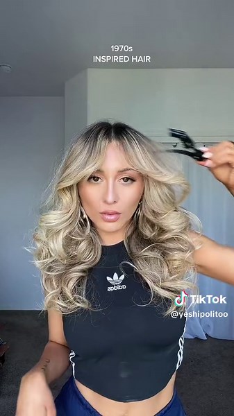 70s Inspired Hair Tutorial and Transformation | Adidas Top Hairstyle