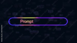 Cinematic Concept of AI Chatbot Interface Generate a Detailed 3D Model of a Cute Picture of Golden Retriever Dog. Design for Product Visualization, Production. AI Creative Digital Design for eCommerce