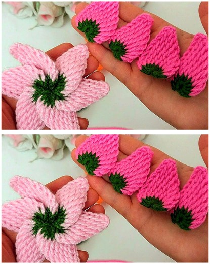 5.5K views · 22 reactions | Very easy dahlia keychain that anyone can make // Crochet tutorial | Crochet Patterns | Facebook