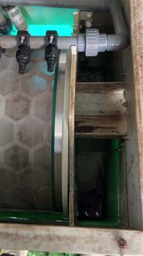 Check the operational status of the fish pond filter I've been using for 3 years. #automobile #koi