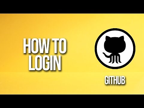 How To Login GitHub Tutorial