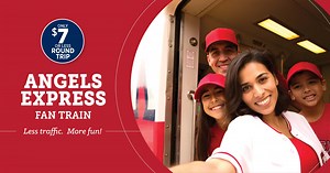 Take the train out to the ballgame…on the Angels Express!