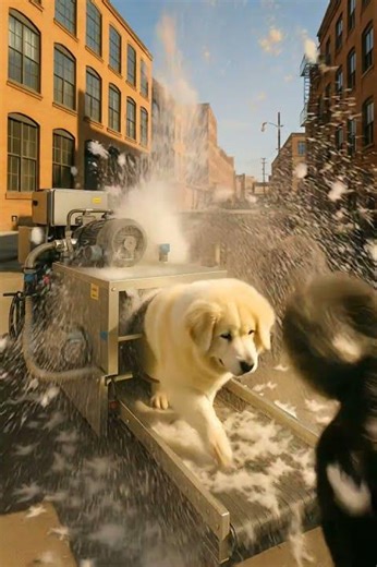 Dog processing #cool #aiart #future #futuristic #fyp