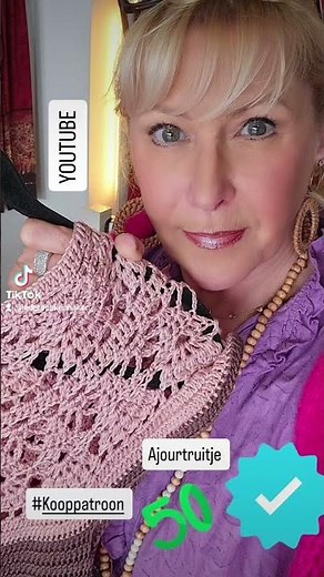 #ajourtruitje #iedereenkanhaken #haken #handmade #beautiful