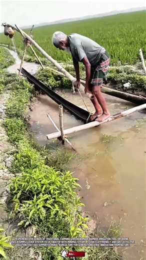 Traditional Handmade Bamboo Tool for Irrigation And Sustainable Farming