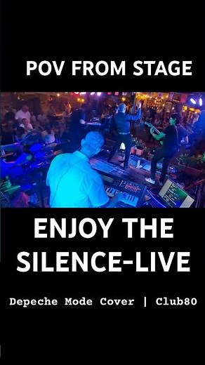 Enjoy the Silence – Live POV from Stage | Depeche Mode Cover by Club80
