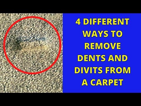 How to Remove Carpet Dents - Which Method Works Best?