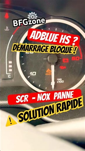 🚨 ADBLUE PANNE = DÉMARRAGE BLOQUÉ ! ⚠️ SCR NOX – SOLUTION IMMÉDIATE - Monaco, Nice, Cannes 🇫🇷
