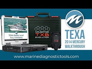 TEXA Marine Dealer Level Tool Walkthrough on 2014 Mercury 50HP Outboard