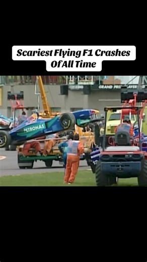 Scariest Flying F1 Crashes Of All Time | car crash