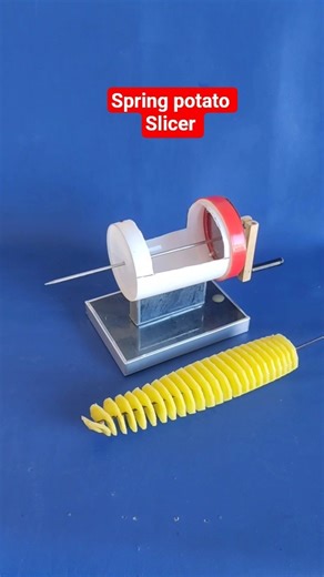 How To Make Spring Potato Slicer ! #shots #diy #shortvideo #trendingshort #vairalshort #recycle