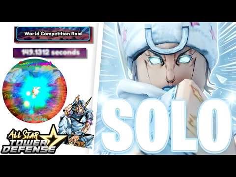 SOLO SPEEDRUN World Competition Raid (Full Autoskip, 5 Units) | OG All Star Tower Defense Roblox!