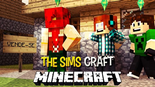 The Sims craft ep. 26 - Casa dos meus parentes! - Minecraft