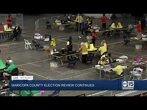 NOW: Maricopa County election audit continues in Phoenix