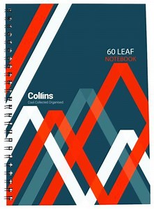 A5 Collins Notebook Spiral Bound