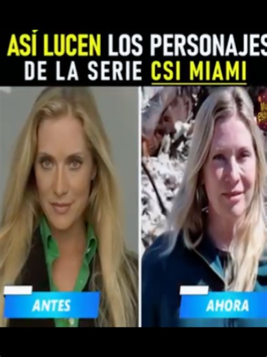 Así lucen los Actores de la Serie CSI Miami en 2026 #actores #fyp
