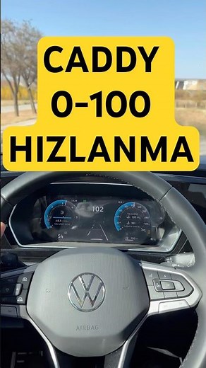 Volkswagen Caddy 0-100 Km/H 2.0TDI 122HP Stock hızlanma