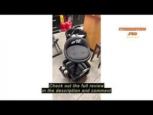 Review FreekyFit Shop Stool with Backrest for Garage Chairs – DO02 Heavy Duty Rolling Pneumatic Cree