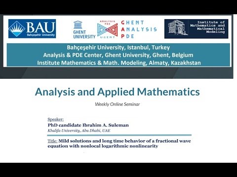 AAM Seminar - Mild solutions and behavior of a fractional wave equation with nonlocal nonlinearity