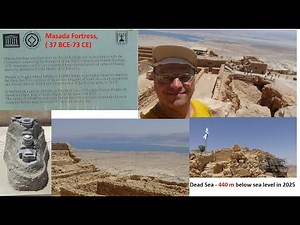 Masada natural fortress over Dead Sea symbol of Ancient Israel , UNESCO World Heritage Site