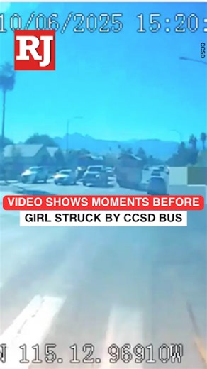 2.1M views · 1.7K reactions | Video released by the Clark County School District shows the moments before a 12-year-old girl was fatally struck by a school bus while riding a bike in the northwest Las Vegas Valley. STORY: lvrj.com/post/3534060 혛혩혪혴 혷혪혥혦혰 호혢혴 혨혦혯혦혳혢혵혦혥 혶혴혪혯혨 혈혐 혵혦혤혩혯혰혭혰혨혺 | Las Vegas Review-Journal | Facebook