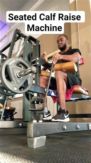How To Use Seated Calf Raise Machine #calf #calfraise