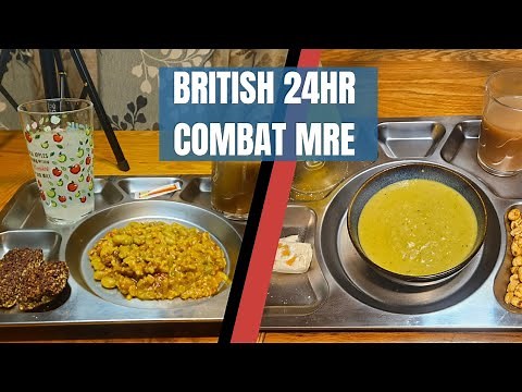 British Army 24hr Combat Ration Pack Menu 3 Veg | MRE Taste Testing