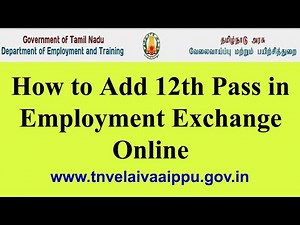 How to Add 12th Qualification in Employment Exchange Online//HSC Pass