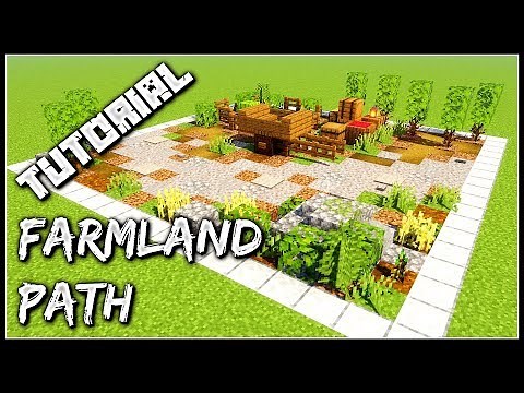 How To Build A Farmland Path | Minecraft Tutorial