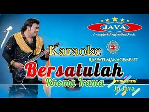 Karaoke Bersatulah - Rhoma Irama & Soneta Group || Karaoke Dangdut