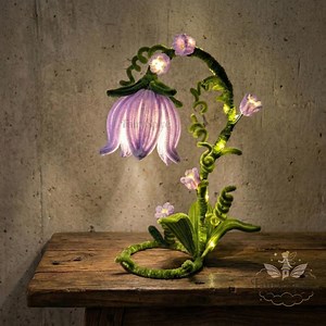 Lily of the Valley Flower Lamp,wedding Gifts,cute Bedside Lamp Gifts for Book Lovers,unique Crochet Fairy Flower Table Lamps for Living Room - Etsy