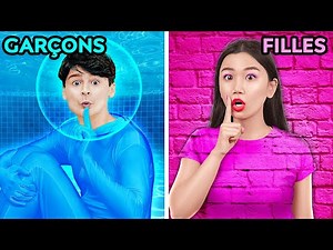 123 GO! CHALLENGE de cache-cache | Riche vs Pauvre dans Squid Game