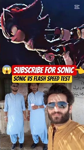 Sonic Vs flash speed test #viralshort #trinding #millionviews #losangeles