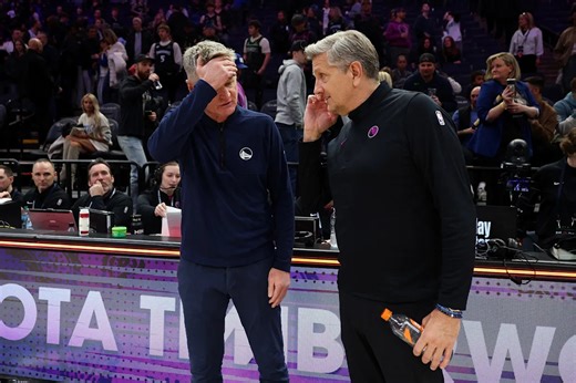 Coaches, players reflect on 'bizarre, sad' vibe as Warriors rout Wolves