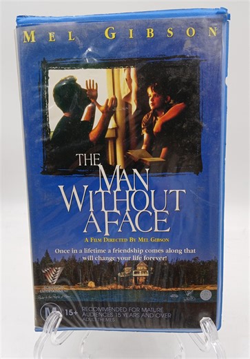 Vintage VHS CLAMSHELL Classic 'the Man Without a Face' 1993 Pal Mel Gibson - Etsy