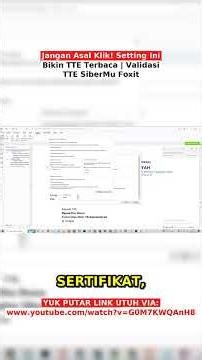 Don't Just Click! Adjust These Settings to Get Your Digital Signature Verified | Foxit SiberMu Di...