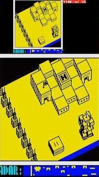 Nether Earth - the beginning (speedy walkthrough) #retrogaming #zxspectrum #spectrum #strategygames