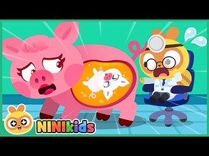 Mommy Pig is sick! | Let's Have a Baby | Baby Pig | Learn colors | NINIkids