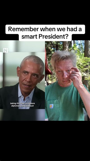 Remember when we had a smart President?