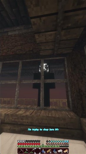 gonna try and sleep - DREAD MODPACK #minecraft #funny