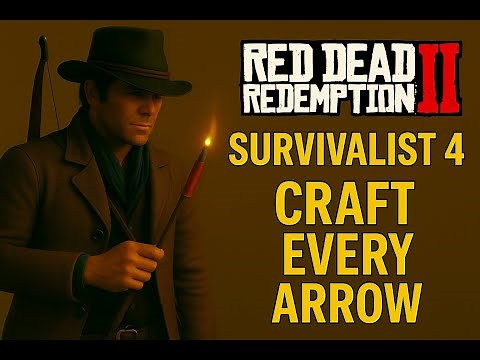 Red Dead Redemption 2 – Survivalist 4: Craft Every Arrow Type