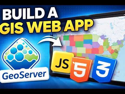 Build a GIS Web Map with GeoServer + Leaflet | HTML, CSS, JS Full Tutorial