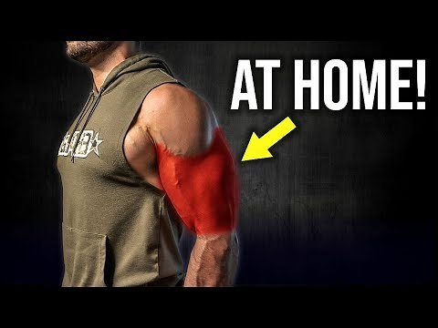 How to Get BIGGER ARMS At Home! (DUMBBELL ONLY BICEPS AND TRICEPS WORKOUT!!)