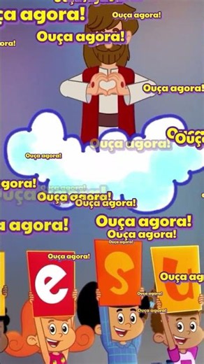 Cinco letras maravilhosas! 😍 J-E-S-U-S, Vamos cantar o amor de Jesus juntos? 💖