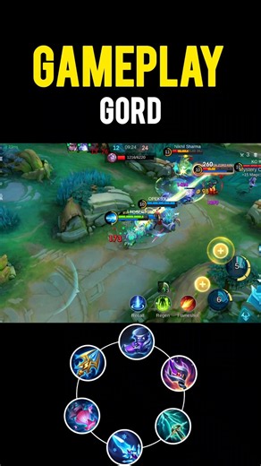 Insane Gord Gameplay 😈 Enemy Melted Instantly | MLBB Shorts #mobilelegends #mobaesports #gord